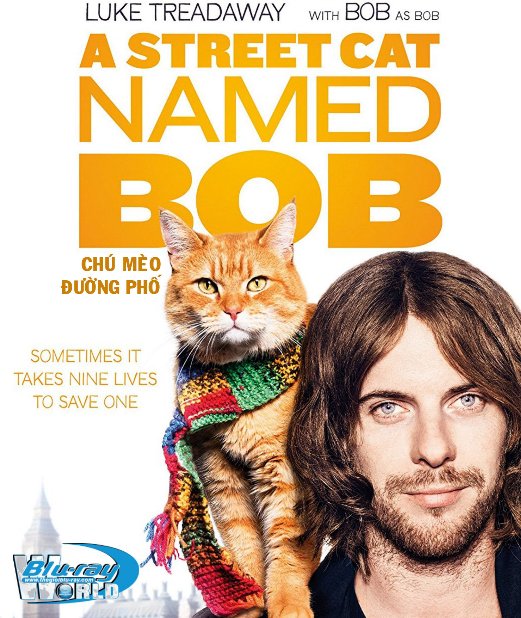 B2883. A Street Cat Named Bob 2016 - Chú Mèo Đường Phố 2D25G (DTS-HD MA 5.1) nocinavia